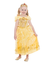 BELLE DELUXE COSTUME, CHILD - Back