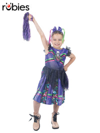 GOTHIC CHEERLEADER COSTUME, CHILD - Front