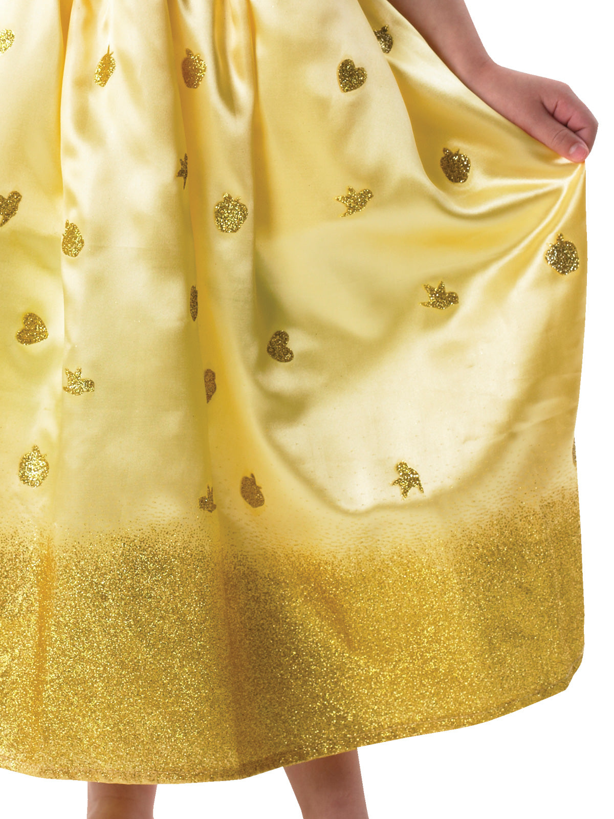 SNOW WHITE GLITTER DELUXE COSTUME, CHILD - M - Packaging