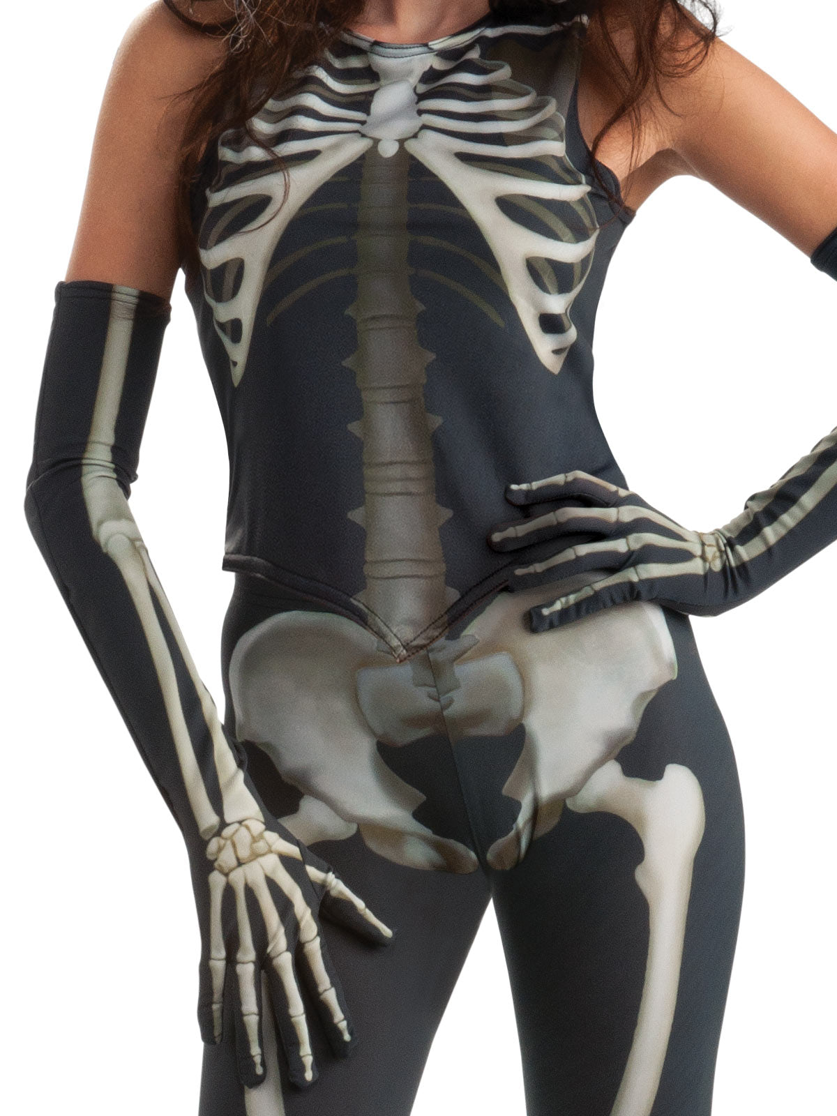 SKELEE GIRL COSTUME, ADULT - STD - Back