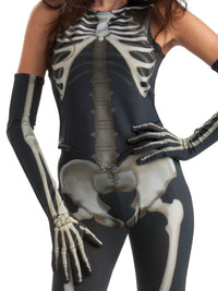 SKELEE GIRL COSTUME, ADULT - STD - Back