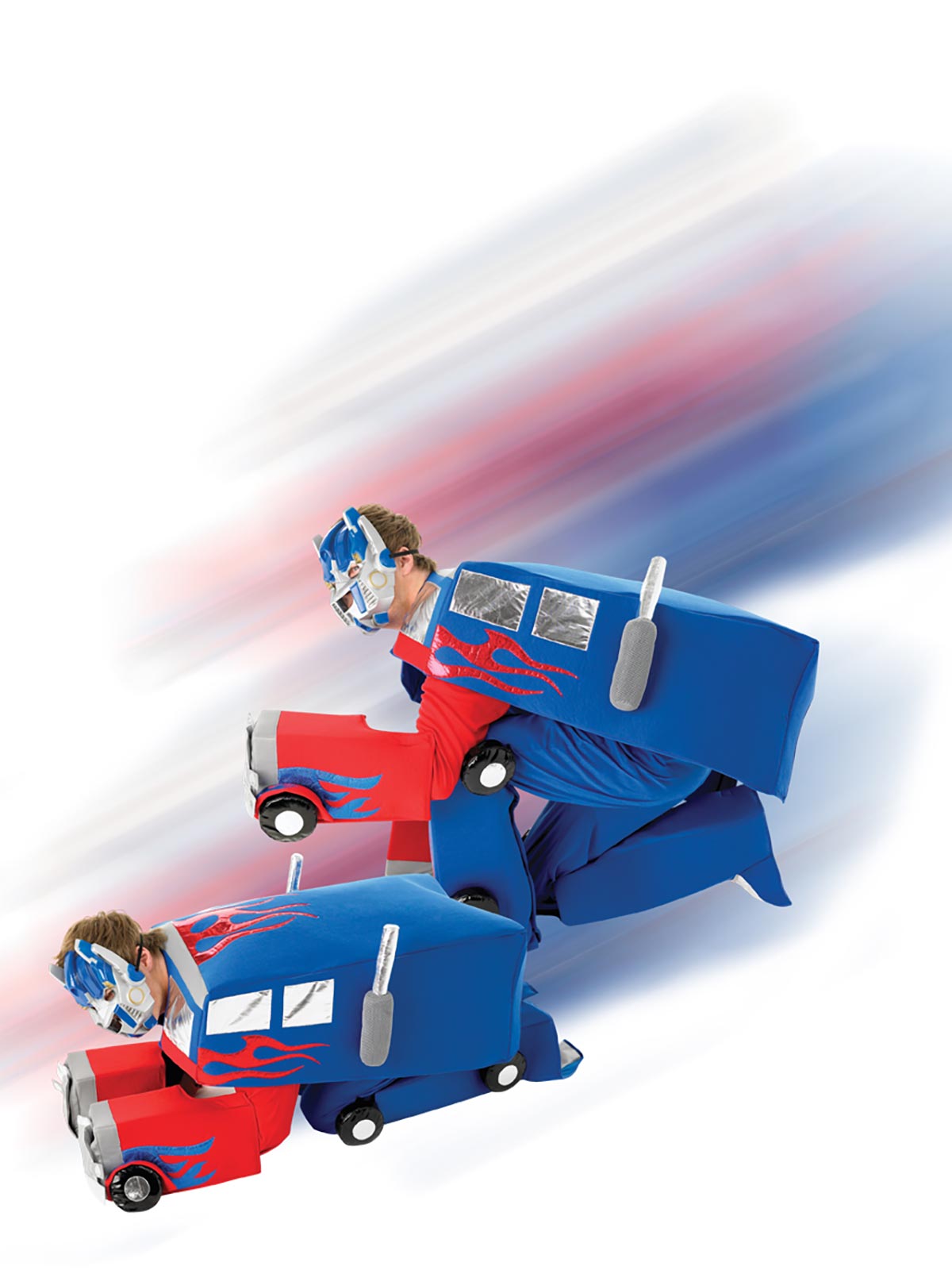 OPTIMUS PRIME TRANSFORMERS DELUXE COSTUME, ADULT - STD - Back