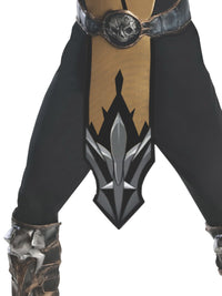 MORTAL KOMBAT SCORPION COSTUME, ADULT - STD - Side