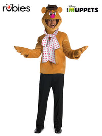 FOZZIE BEAR COSTUME, ADULT - STD - Front