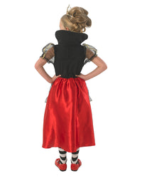 QUEEN OF HEARTS COSTUME, CHILD - Back