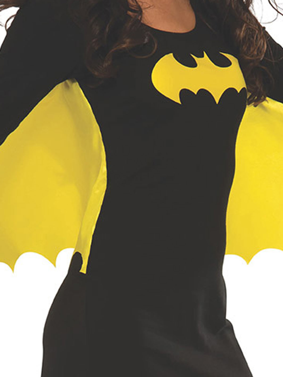 BATGIRL DRESS WITH WINGS, ADULT - Back