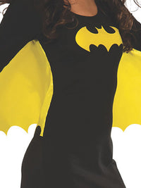 BATGIRL DRESS WITH WINGS, ADULT - Back