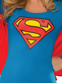 SUPERGIRL DRESS WITH WINGS, ADULT - Back