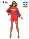 WONDER WOMAN DRSS WITH WINGS, ADULT - Front