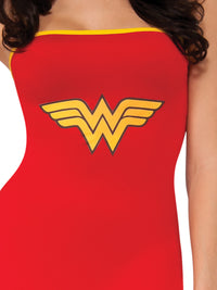 WONDER WOMAN TUBE DRESS, ADULT - Back
