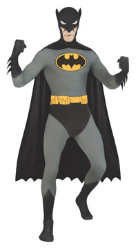BATMAN 2ND SKIN SUIT, ADULT - Front