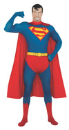 SUPERMAN 2ND SKIN SUIT, ADULT - Front