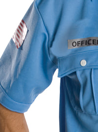POLICEMAN OFFICER COSTUME, ADULT - STD - Side