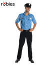 POLICEMAN OFFICER COSTUME, ADULT - STD - Front