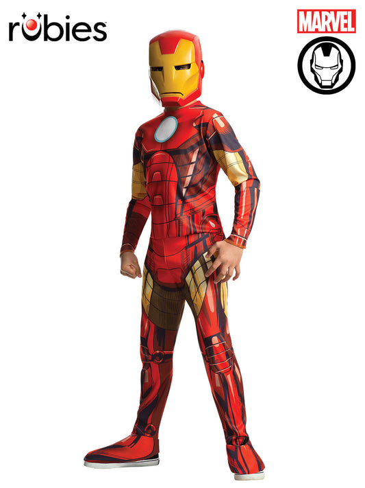 IRON MAN COSTUME, SIZE 9-10 - 9-10 YRS - Front