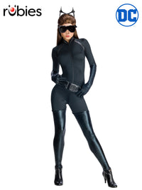 CATWOMAN SECRET WISHES COSTUME, ADULT - Front