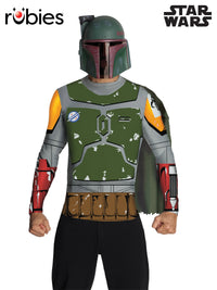 BOBA FETT COSTUME TOP, ADULT - Front