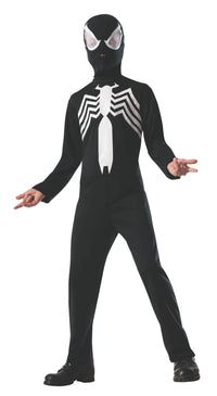 BLACK SPIDER-MAN COSTUME, CHILD - Front