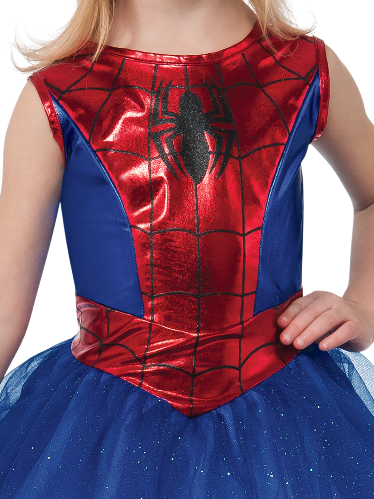 SPIDER-GIRL TUTU COSTUME, SIZE 9-10 YRS - Side