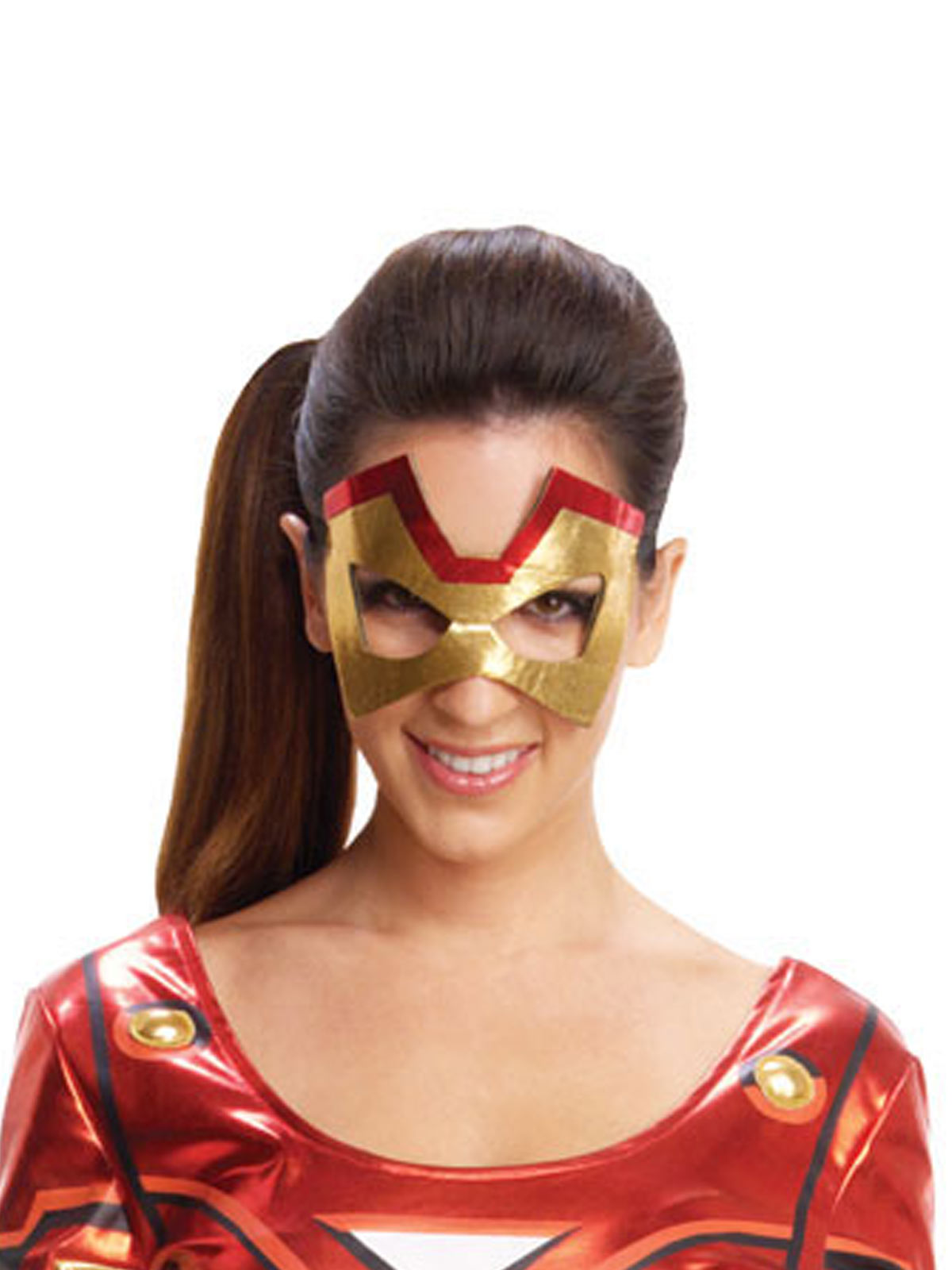 IRON RESCUE SEXY COSTUME, ADULT - Back