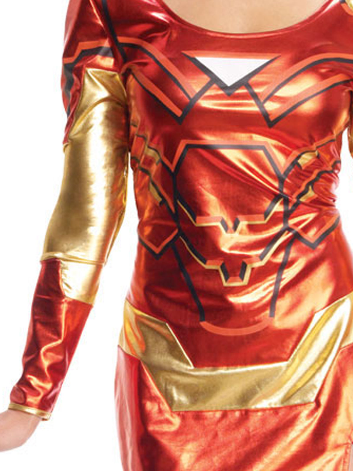 IRON RESCUE SEXY COSTUME, ADULT - Side