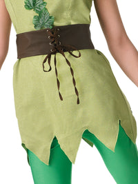 PETER PAN DELUXE FEMALE COSTUME, ADULT - Side