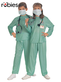 ER DOCTOR COSTUME, CHILD - Front