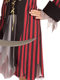CARIBBEAN PRINCESS PIRATE COSTUME, CHILD - Side