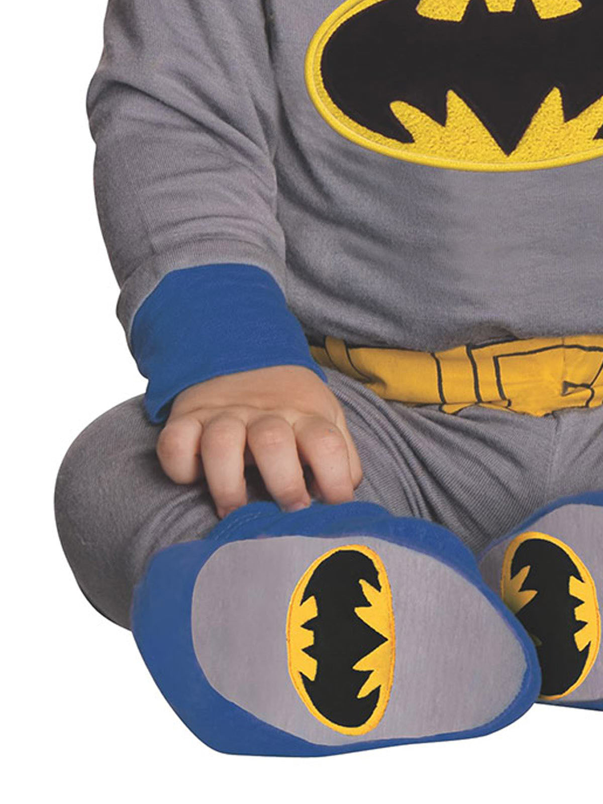 BATMAN ONESIE (BLUE/GREY), CHILD - 6-12 MTHS - Side