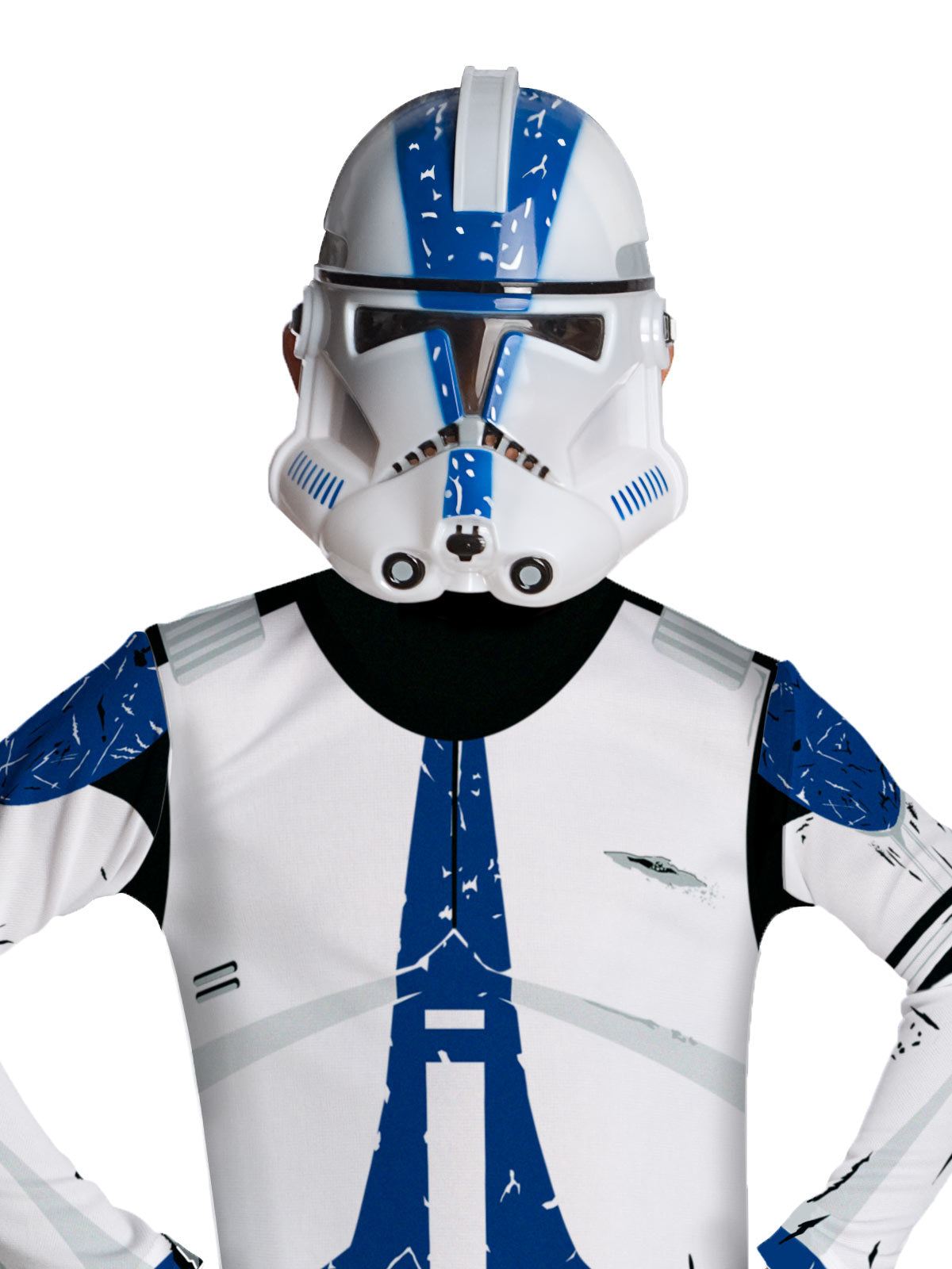 CLONE TROOPER COSTUME TOP, CHILD - Back