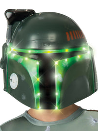 BOBA FETT STAR WARS DELUXE LIGHT-UP, CHILD - Front