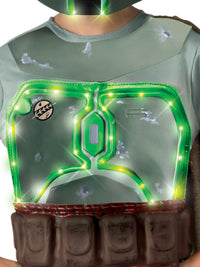 BOBA FETT STAR WARS DELUXE LIGHT-UP, CHILD - Back