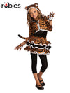 TIGRESS HOODIE COSTUME, CHILD - Front