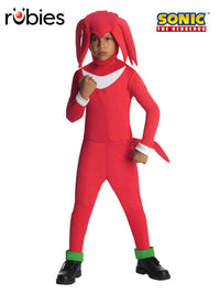 KNUCKLES 'SONIC THE HEDGEHOG' COSTUME, CHILD - Front
