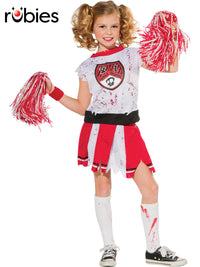 ZOMBIE CHEERLEADER COSTUME, CHILD - Front