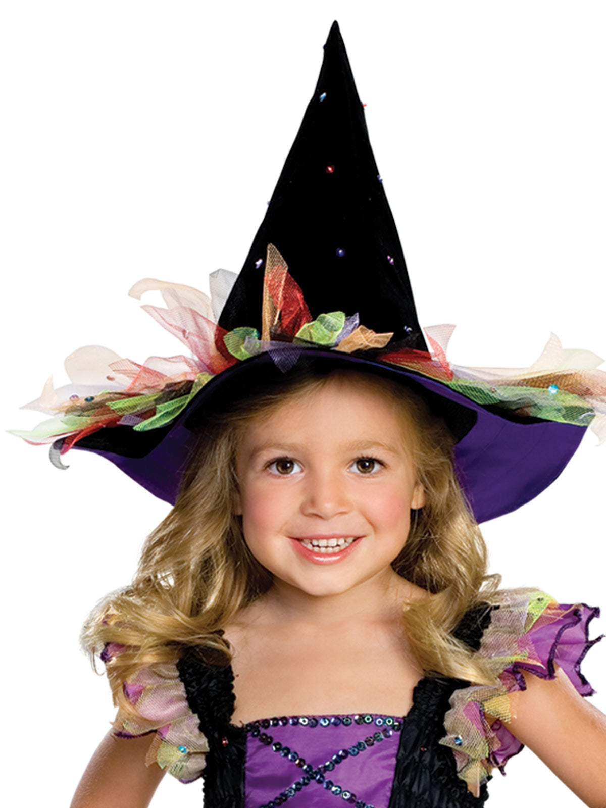 GLITTER WITCH COSTUME, TODDLER - Back