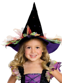 GLITTER WITCH COSTUME, TODDLER - Back