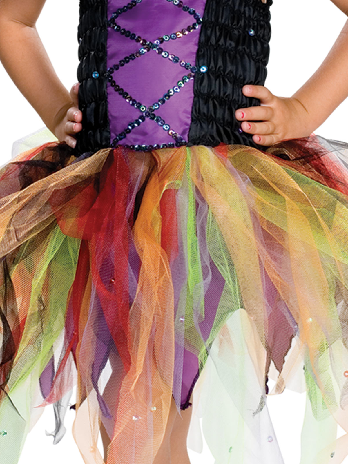 GLITTER WITCH COSTUME, TODDLER - Side
