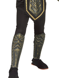 GOLD DRAGON NINJA WARRIOR DELUXE COSTUME, CHILD - Side