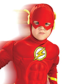 THE FLASH DELUXE MUSCLE CHEST COSTUME, CHILD - Back
