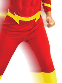 THE FLASH DELUXE MUSCLE CHEST COSTUME, CHILD - Side