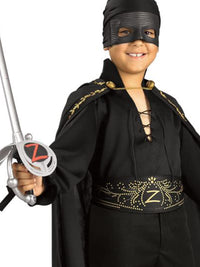 ZORRO CLASSIC COSTUME, CHILD - Side