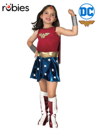 WONDER WOMAN DELUXE COSTUME, CHILD - Front