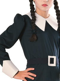 WEDNESDAY ADDAM'S COSTUME, CHILD - Back