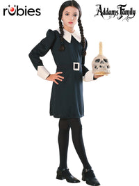 WEDNESDAY ADDAM'S COSTUME, CHILD - Front