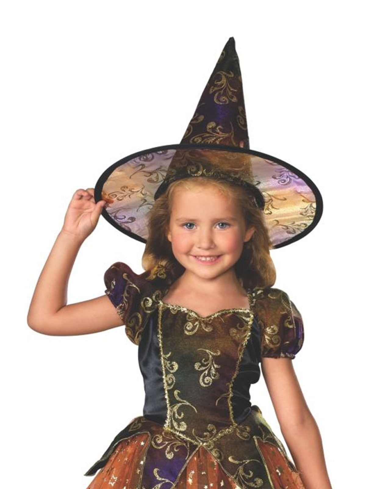 ELEGANT WITCH COSTUME, CHILD - Back