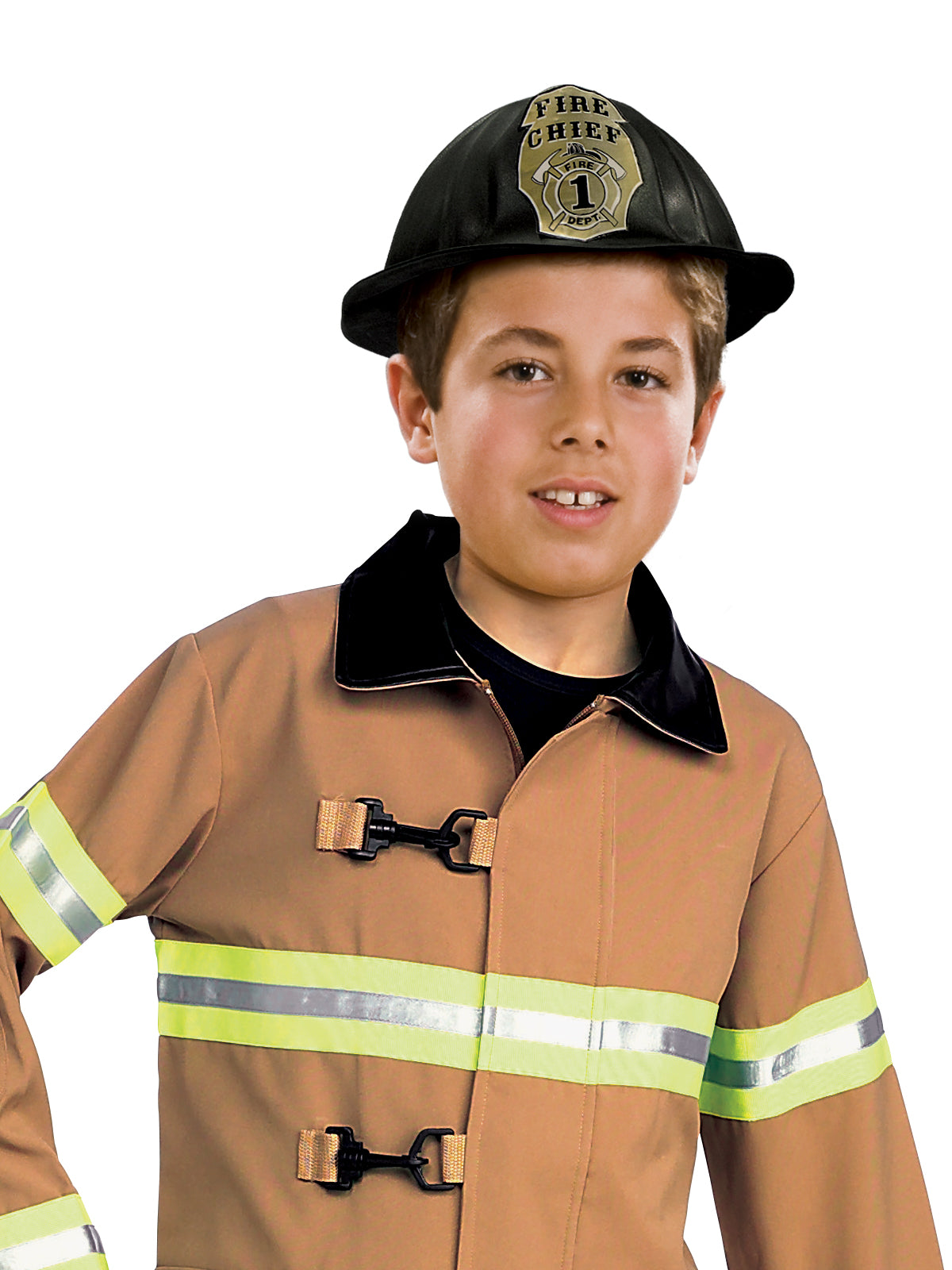 FIRE FIGHTER DELUXE COSTUME, CHILD - Back