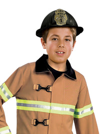 FIRE FIGHTER DELUXE COSTUME, CHILD - Back