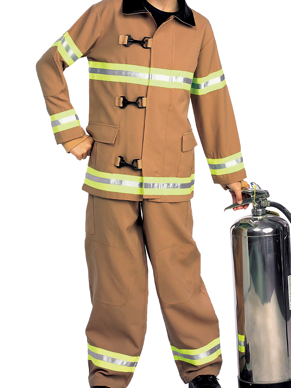 FIRE FIGHTER DELUXE COSTUME, CHILD - Side