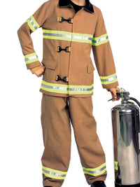 FIRE FIGHTER DELUXE COSTUME, CHILD - Side